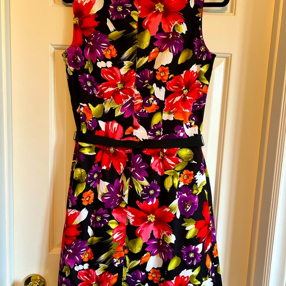 Olivia Matthews floral dress size 8 - Picture 3 of 4